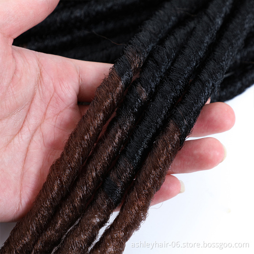 Customized Package 100% Kanekalon Synthetic Fiber Hair Soft Dread Locks